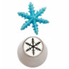 Cornetto Frozen Star Decora N. 75 | Beccuccio Acciaio Inox ø37xh41 mm | Per Decori Diretti con Sac à Poche