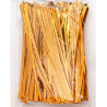 Chiusure per Sacchetti in Metallo Oro Decora - 200 Laccetti da 12 cm, Resistenti e Riutilizzabili