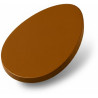 Stampo Tavoletta Cioccolato Uovo di Pasqua – Policarbonato Professionale, Uovo Piatto 300 g (200×138×13 mm)
