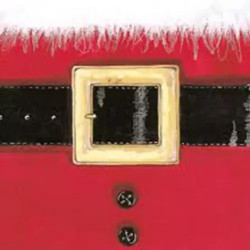 Tovaglioli di Carta Cintura di Babbo Natale – 33×33 cm, 3 Veli, 20 pz – Idea Regalo, Decorazione Tavolo Pranzo/Party/Natale