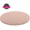 Sottotorta Rigido Tondo Rosa Antico Decora – Spessore 1,2 cm, Base per Torte Ø25 / 35 cm