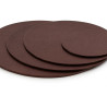 Disco Sottotorta Sottile Marrone Decora – Ø16–36 cm, Spessore 0,3 cm, Base a Doppia Faccia per Torte