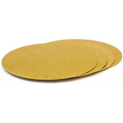 Disco Sottotorta Sottile Oro Decora (Ø16/36cm) – Base a Doppia Faccia di Spessore 0,3cm