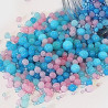 Sprinkles Mix Gender Reveal Madma 90 g – Decorazioni di Zucchero a Tema con Sferici Blu, Rosa e Celeste