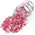 Sprinkles Mix Pink Shades Madma 90 g – Decorazioni di Zucchero Rosa, Argento e Bianco per Dolci e Biscotti