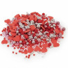 Sprinkles Mix Falling in Love Madma 90 g – Decorazioni di Zucchero a Tema con Cuori Rossi per Dolci e Biscotti