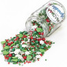 Sprinkles Mix "Merry Christmas" Madma 90 g – Decorazioni di Zucchero Natalizie, Alberelli e Stelle per Dolci e Biscotti