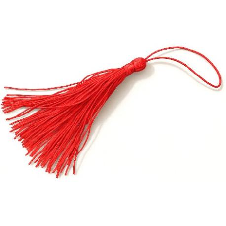 Nappa o Nappina Rossa 13 cm – Decorazioni per Addobbi, Bomboniere e Confezioni Regalo