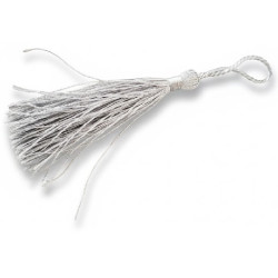 Nappa o Nappina Argento (13cm) – Decorazioni per Addobbi, Bomboniere e Confezioni Regalo