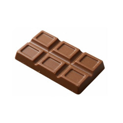 Stampo in Policarbonato Mini Tavoletta di Cioccolato Rettangolare da 10g | 16 Blocchi Dim. 5,5×3×H0,63 cm