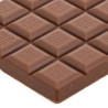 Stampo Policarbonato Tavolette di Cioccolato Quadrate 100 g – 2 Cavità 10×10×H1 cm – Blocchetti Onda