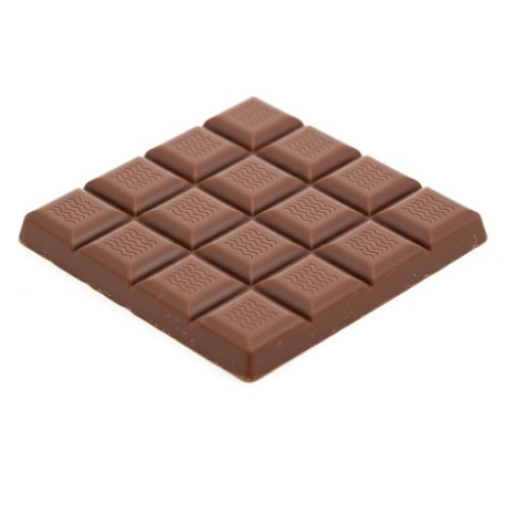 Stampo Policarbonato Tavoletta di Cioccolato Quadrata 100 g – 2 Cavità 10×10×H1 cm – Blocchetti Onda