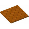 Stampo Policarbonato Tavoletta di Cioccolato Quadrata a Quadretti 60 g – 2 Cavità 10×10cm