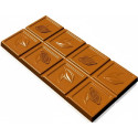 Stampo in Policarbonato per Tavoletta Cioccolato Cabossa da 100g – 3 Cavità Rettangolari 16×8×H0,75cm