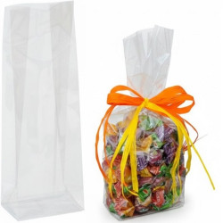 Sacchetti Royal Bag – Set 50 Buste Fondo Rettangolare per Caramelle, Biscotti e Dolci (7×5×H20/9×5×H25cm)