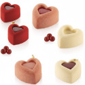 Passion Savarin Silikomart – Stampo in Silicone per Monoporzioni a Forma di Cuori (Small, Medium e Big)