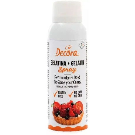 Gelatina Spray Decora (125ml) – Pronta All'Uso, per Proteggere e Lucidare Crostate alla Frutta