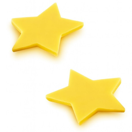 Chablon Star Silikomart – Set 2 Stampi in Silicone per 80 Decorazioni a Forma di Stelle 3cm