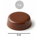 Stampo Cioccolatini Compressa Tonda in Policarbonato – 40 Cavità Professionali Ø20×H5,7mm, 2g