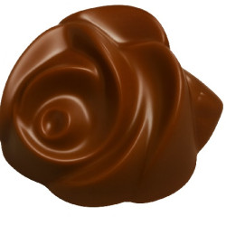 Stampo Rosa di Cioccolato in Policarbonato – 24 Cavità Professionali 30×30,6×H19mm, 11g