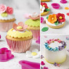 Kit Tagliapasta Estate Decora – Set 8 Stampi in Plastica + 1 Tool per Fiori e Decorazioni