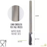 Coltello Seghettato Decora (30cm) – Multiuso a Lama in Acciaio Inox e Manico Ergonomico in Plastica