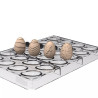 Kit Choco Stamp E Pasquale Silikomart – Set 4 Timbri in Silicone per Decorare le Cavità dello Stampo in Tritan Uovo 01-P