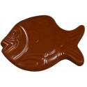 Stampo Pesce Palla di Cioccolato (60g) – Policarbonato Professionale, 2 Cavità (73×95mm)