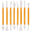 Set di 8 Attrezzi per Decorare Torte – Strumenti per Modellare Pasta di Zucchero, Fondente e Cake Design