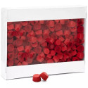 Pirottini Mini Bon Bon Rossi in Carta Forno (Ø2×H1,5cm) – Per Dolcetti e Confetti (1000/5000 Pz)