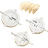 Set 3 stampi per ravioli in diverse misure