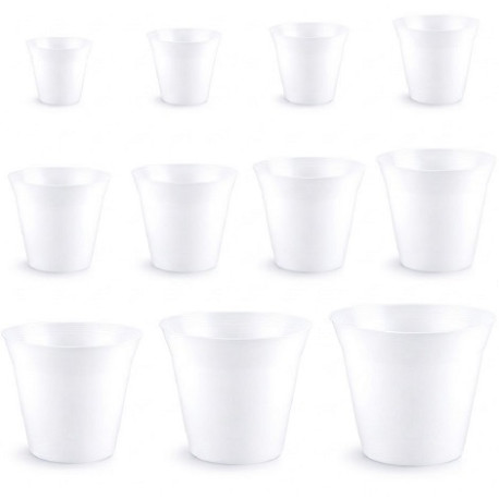 Supporti Svasati per Uovo di Pasqua Fazzoletto (100g/3Kg) – Base in Plastica di Alta Qualità (10/1Pz)