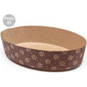 Stampi Uova in Carta Forno 750g – Set 25 Pirottini Ovali 230×155×50mm
