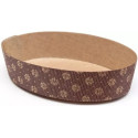 Stampi Uova in Carta Forno 750g – Set 5 Pirottini Ovali 230×155×50mm