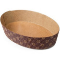 Stampi Uova in Carta Forno 750g – Set 5 Pirottini Ovali 230×155×50mm