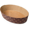 Stampi Uova in Carta Forno 750g – Set 5 Pirottini Ovali 230×155×50mm