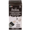 Colorante Alimentare Liquido Liposolubile Nero Decora (15 g) | Ideale per Cioccolato, Panna e Creme Grasse
