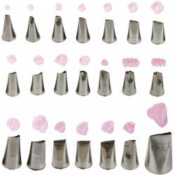 Cornetti Petalo Decora in Acciaio Inox | Beccucci per Petali e Fiori