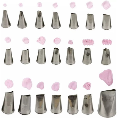 Cornetti Petalo Decora in Acciaio Inox | Beccucci per Petali e Fiori