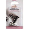 Bocchetta o cornetto petalo numero 102 in acciaio inox da Decora di ø1,7xh3 cm