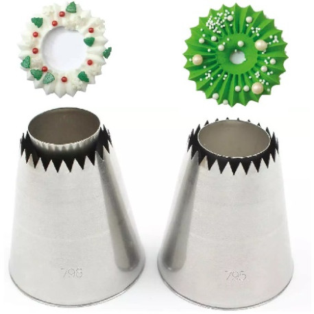 Cornetti Sultane Aperto/Chiuso Decora in Acciaio Inox | Bocchette Speciali