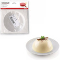 Zuccotto Silikomart (Ø11,5/18cm) – Stampo in Silicone Bianco Tortaflex per Torte a Semisfera