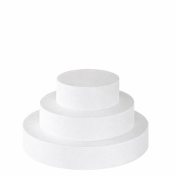 Disco in Polistirolo Alto 5 cm (Ø10–35cm) per Dummy Cake e Torte Scenografiche