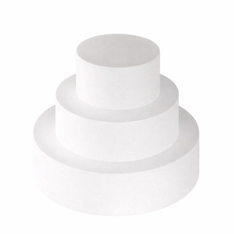 Disco in Polistirolo Alto 10cm (Ø10–35cm) per Dummy Cake e Torte Scenografiche
