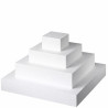 Base in Polistirolo Quadrata H7,5cm – Dummy Cake da 15 a 35cm