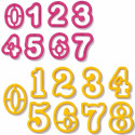 Tagliapasta Numeri Grandi (5–7cm) – Set 9 Taglia-Biscotti in Plastica Decora