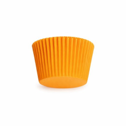Pirottini Mini Bon Bon Arancioni in Carta Forno (Ø2×H1,5cm) – Per Cottura e Porta Confetti (1000 Pz)