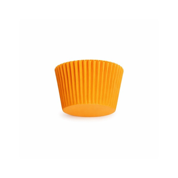 Pirottini Mini Bon Bon Arancioni in Carta Forno (Ø2×H1,5cm) – Per Cottura e Porta Confetti (1000 Pz)