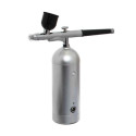 Aerografo Portatile per Colori Idrosolubili (5/20ml) Airbrush Decora – Compressore ad Aria Ricaricabile in Metallo