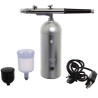 Aerografo Portatile per Colori Idrosolubili (5/20ml) Airbrush Decora – Compressore ad Aria Ricaricabile in Metallo